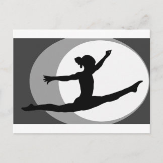 Gymnastics 4 postcard