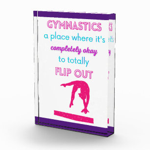 Gymnastics A Place Where It's Okay To Flip Out Photo Block
