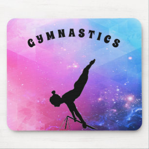 Gymnastics Abstract Mouse Pad