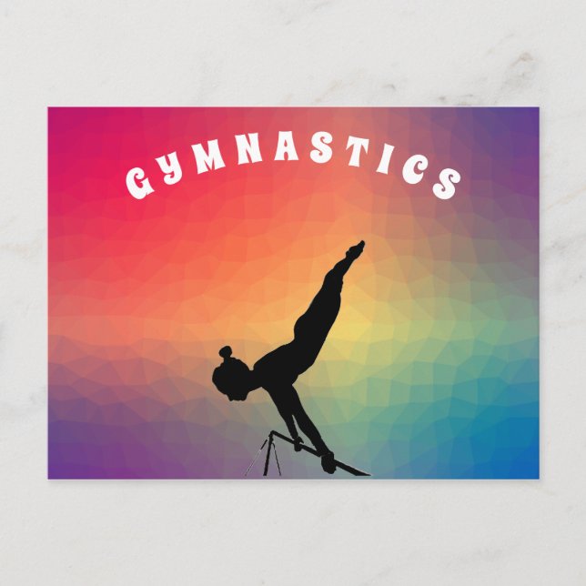 Gymnastics Academy to Students Holiday Postcard (Front)