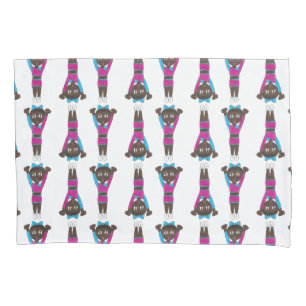 Gymnastics Acrobatics Tumbling Acro Dancer Girl Pillowcase