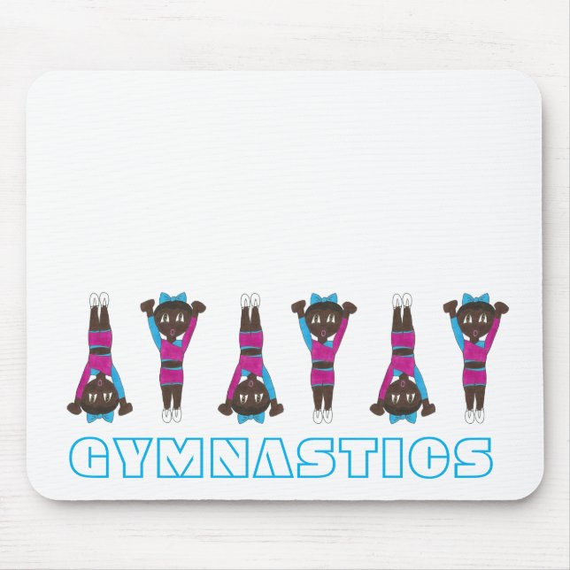 Gymnastics Acrobatics Tumbling Dance Studio Gym Mouse Pad (Front)