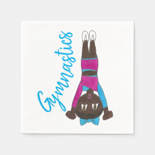 Gymnastics Acrobatics Tumbling Dance Studio Gym Napkin