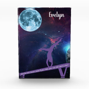 Gymnastics Aim for the Moon   Photo Block