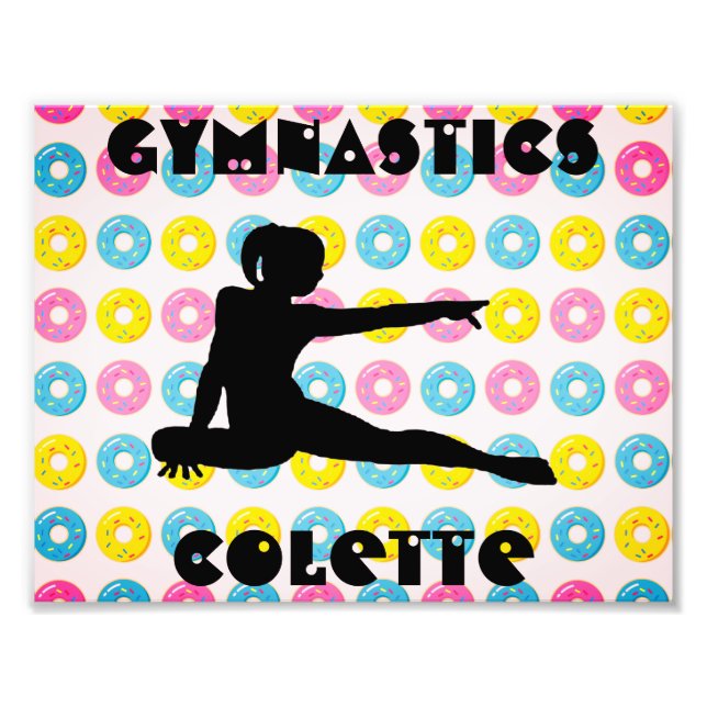 Gymnastics and Doughnuts Photo Print (Front)