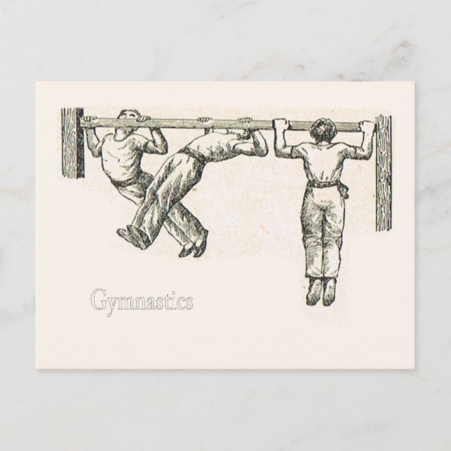 Gymnastics and exercise 8 postcard (Front)