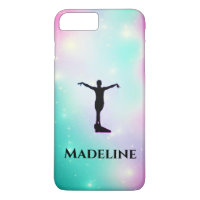Gymnastics Apple iPhone Case - Personalise w/ Name