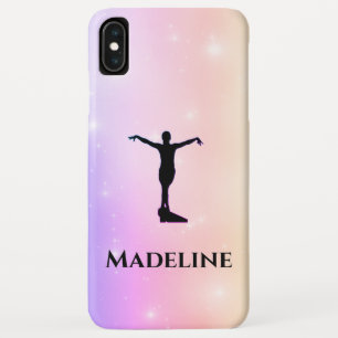 Gymnastics Apple iPhone Case - Personalise w/ Name