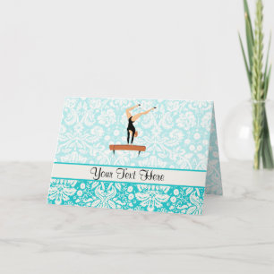 Gymnastics Balance Beam Card