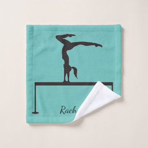 Gymnastics Balance Beam Custom Wash Cloth Towel