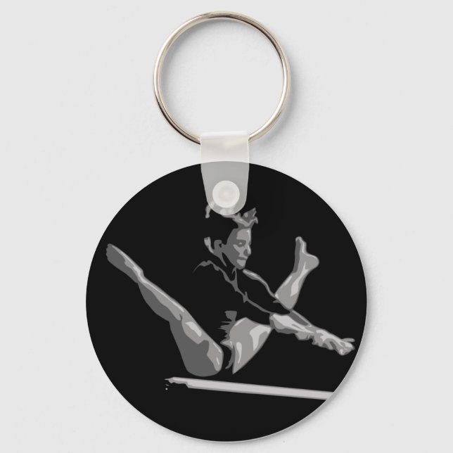 gymnastics balance beam key ring (Front)