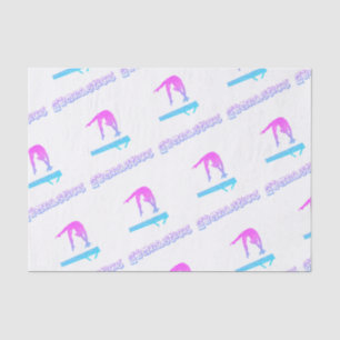 Gymnastics Balance Beam Print    Tissue Paper