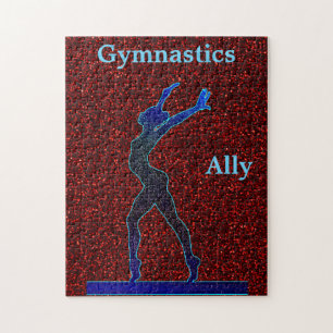 Gymnastics Balance Beam Sparkle Puzzle