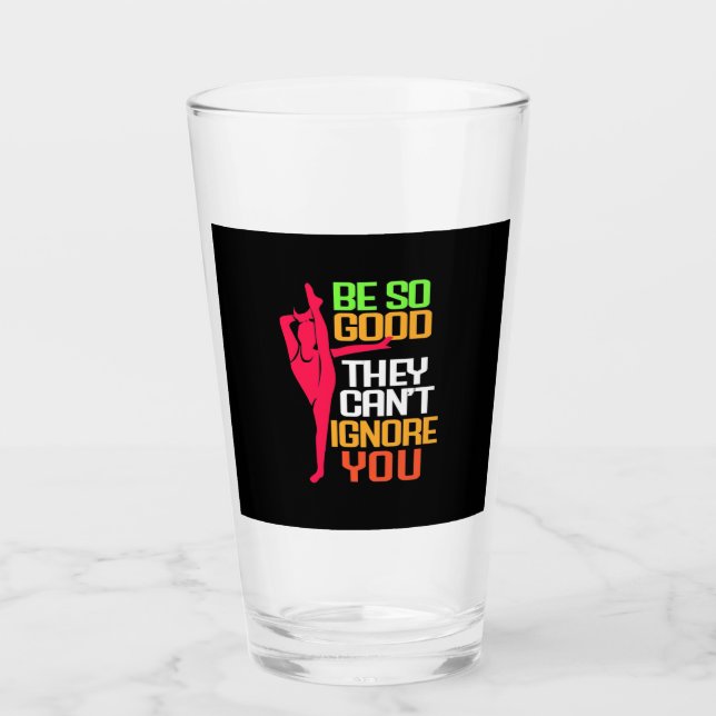 Gymnastics Be So Good Glass (Front)