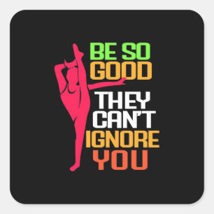 Gymnastics Be So Good Square Sticker