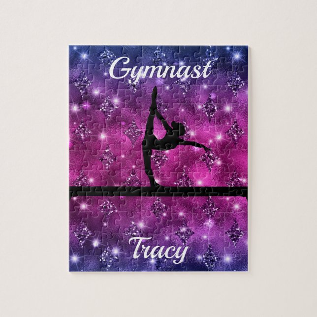Gymnastics Beam Glam      Jigsaw Puzzle (Vertical)