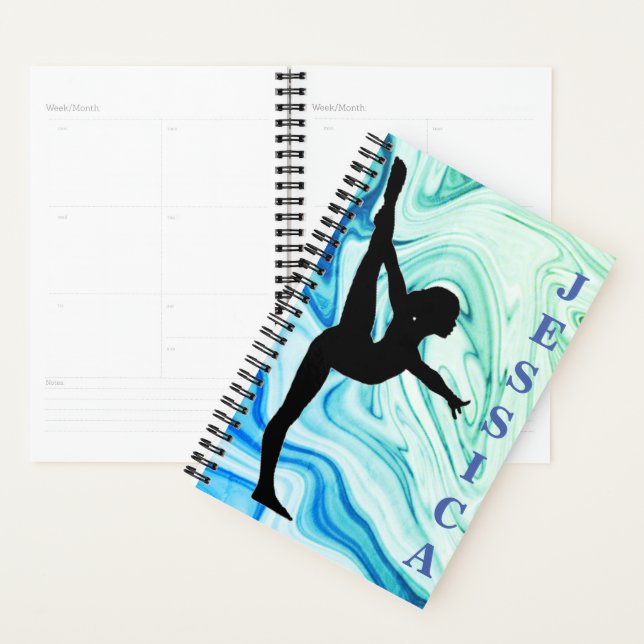 Gymnastics Blue / Green Planner (Display)