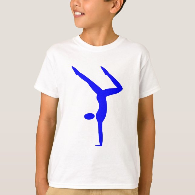 Gymnastics - Blue T-Shirt (Front)