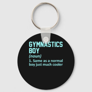 Gymnastics Boy Definition Gymnast Gymnastic Lover Key Ring