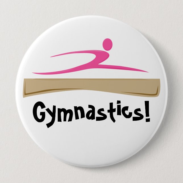 Gymnastics! Button (Front)