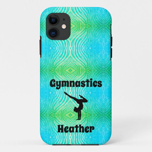 Gymnastics Cell Phone Case - Personalised (Back)