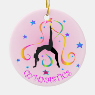 Gymnastics Ceramic Ornament