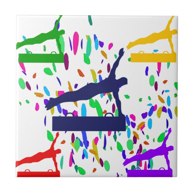 GYMNASTICS CERAMIC TILE (Front)