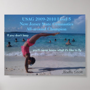 Gymnastics Champion Poster