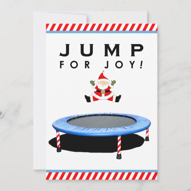 Gymnastics Christmas Holiday Card (Front)