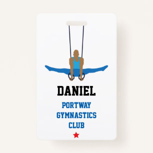 Gymnastics Club Custom ID Badge
