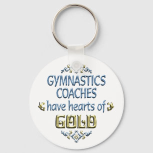 Gymnastics Coach Appreciation Key Ring