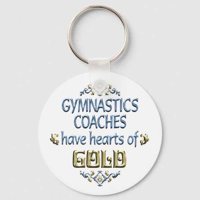 Gymnastics Coach Appreciation Key Ring (Front)
