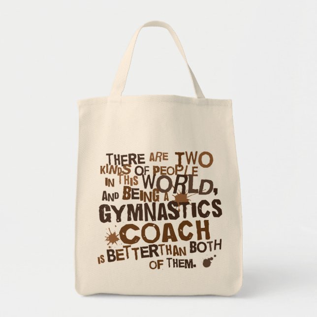 Gymnastics Coach Gift Tote Bag (Front)