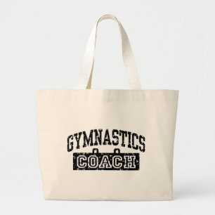 Gymnastics Coach Large Tote Bag