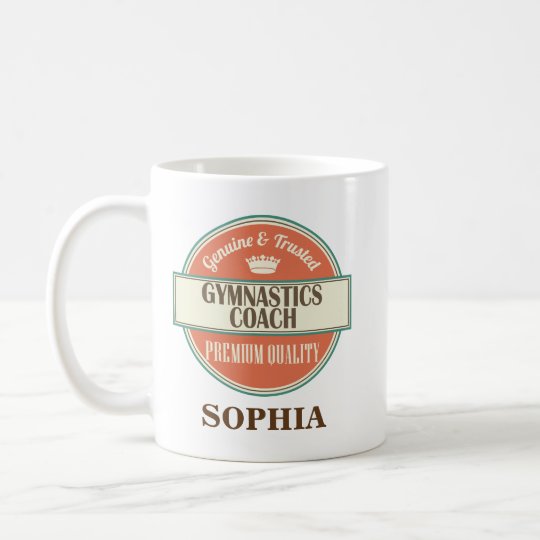 Gymnastics Coach Personalised Office Mug Gift