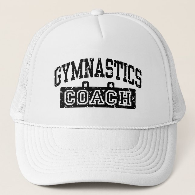Gymnastics Coach Trucker Hat (Front)
