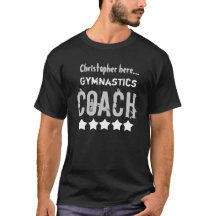 GYMNASTICS Coach with Stars V03