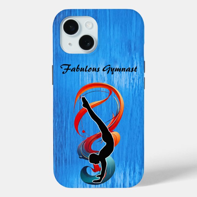 Gymnastics Colourful Gymnast logo Personalise Case-Mate iPhone Case (Back)