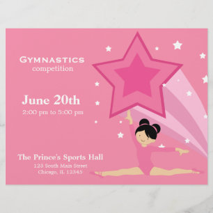 Gymnastics Competition Flyer