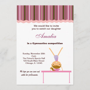 Gymnastics Competition Invitation
