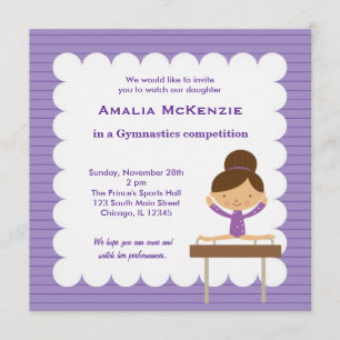 Gymnastics Competition Invitation