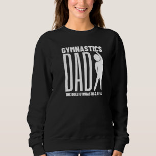Gymnastics Dad  Tumbling Sweatshirt