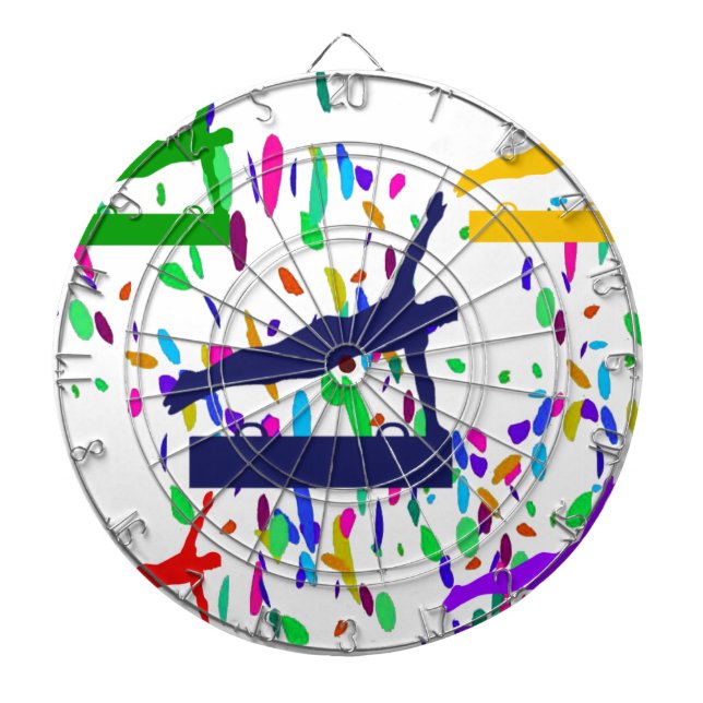 GYMNASTICS DARTBOARD (Front)