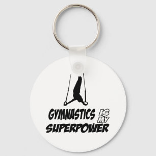 Gymnastics designs key ring