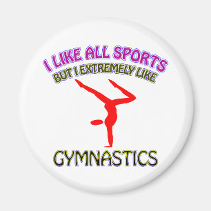 Gymnastics designs magnet