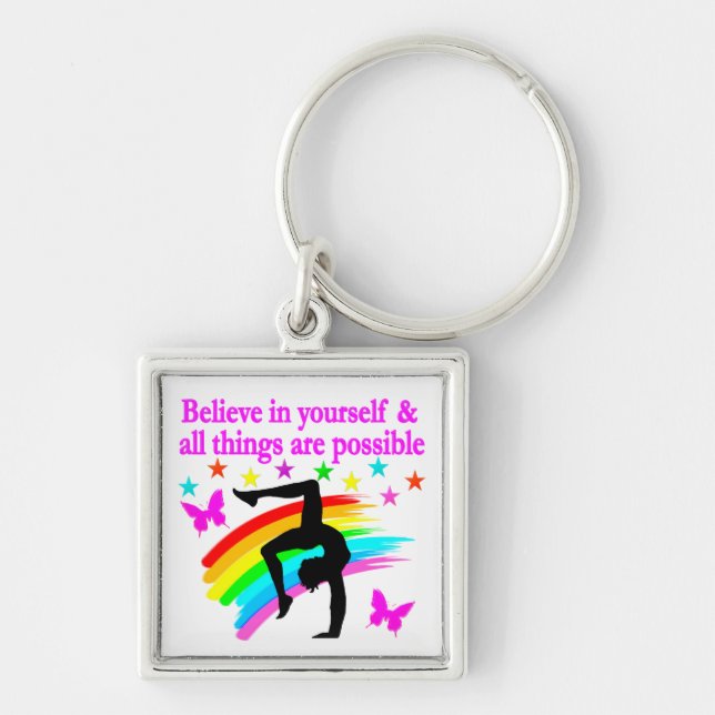 GYMNASTICS DREAMS COME TRUE KEY RING (Front)
