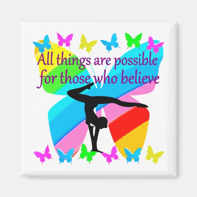 GYMNASTICS DREAMS COME TRUE MAGNET (Front)