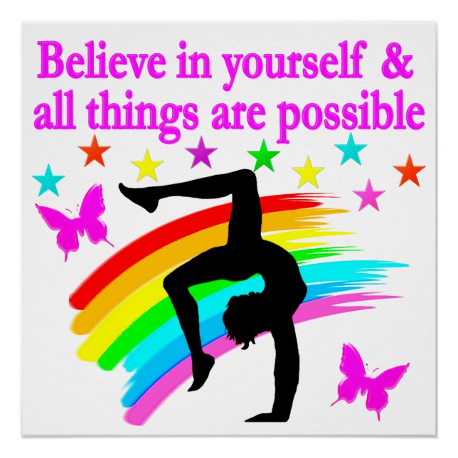 GYMNASTICS DREAMS COME TRUE POSTER (Front)