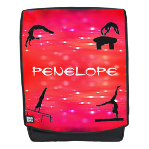 Gymnastics Events Personalised Backpack