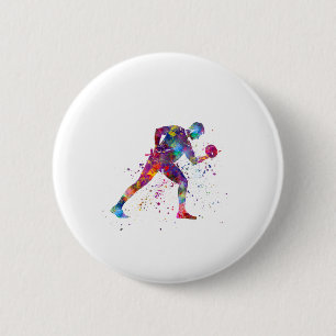 gymnastics exercise 6 cm round badge